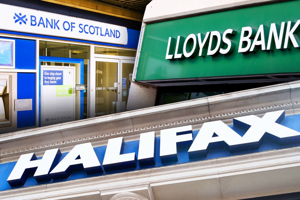 Bank of Scotland, Lloyds Bank, and Halifax branches. dqxikeidqkikdinv