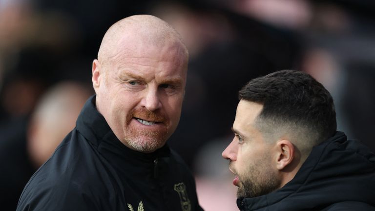 Sean Dyche during AFC Bournemouth v Everton. Pic: Reuters dqxikeidqkikdinv