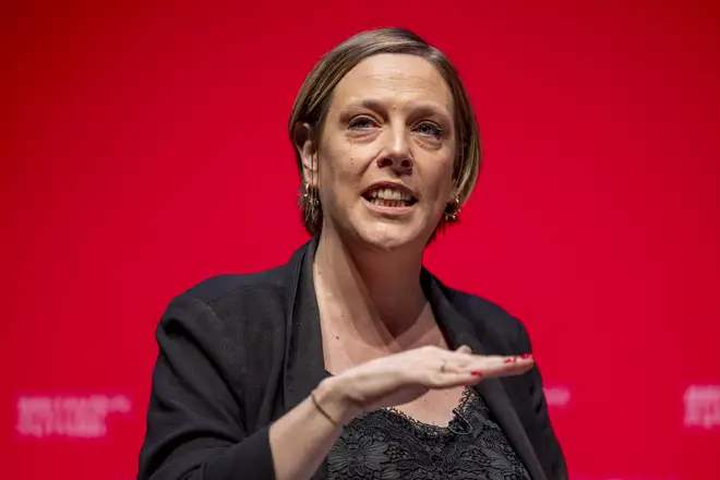 Jess Phillips speaks at the Labour Party Conference in 2023 dqxikeidqkikdinv