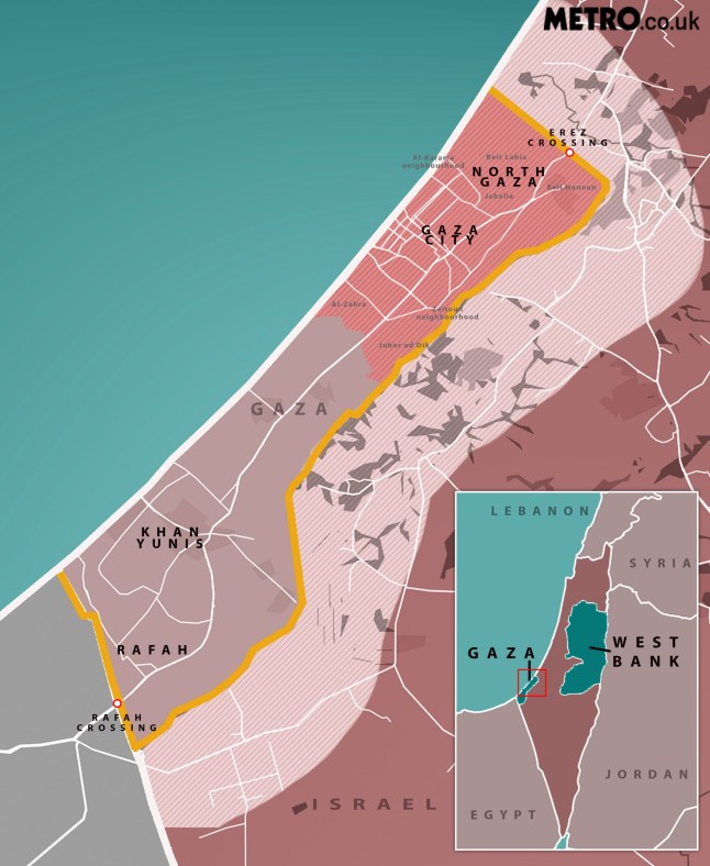 Gaza Map dqxikeidqkikdinv