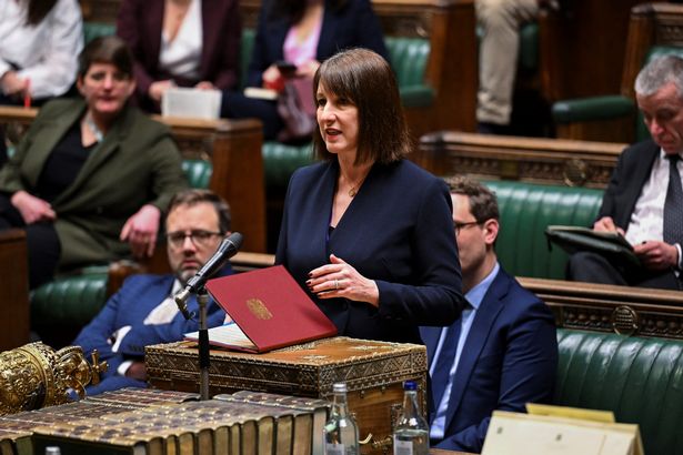 A handout photograph released by the UK Parliament shows Britain&rsquo;s Chancellor of the Exchequer Rachel Reeves delivering a statement to Members of Parliament (MEP) about the country finances and her latest visit to China, in the House of Commons, in London, on January 14, 2025 dqxikeidqkikdinv