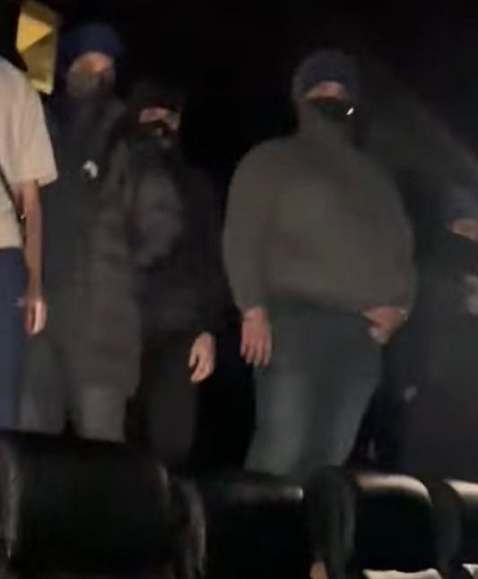 TAKEN WITHOUT PERMISSION - London cinema stormed by masked men dqxikeidqkikdinv