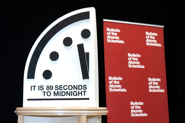 It is now 89 seconds to midnight on the Doomsday Clock