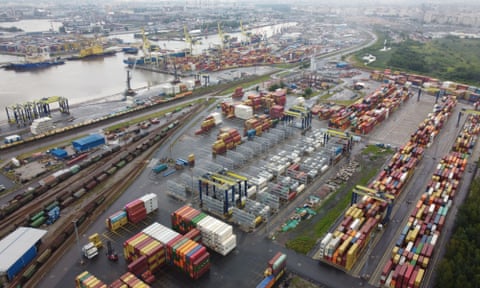 A view of the port of Ust-Luga. dqxikeidqkikdinv