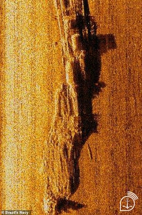 The team captured images of a ship wreck off the coast of Brazil, finding it was a long-lost WWII ship dqxikeidqkikdinv