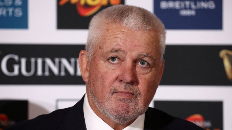 Warren Gatland during the 2025 Six Nations official launch.
Pic: Reuters dqxikeidqkikdinv