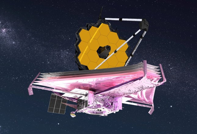 Artist&rsquo;s impression of the James Webb Telescope. Scientists have spotted a 