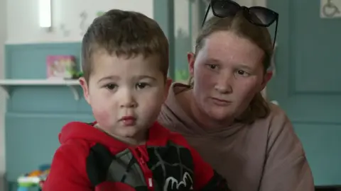 Gaby Rowley with her son Mason