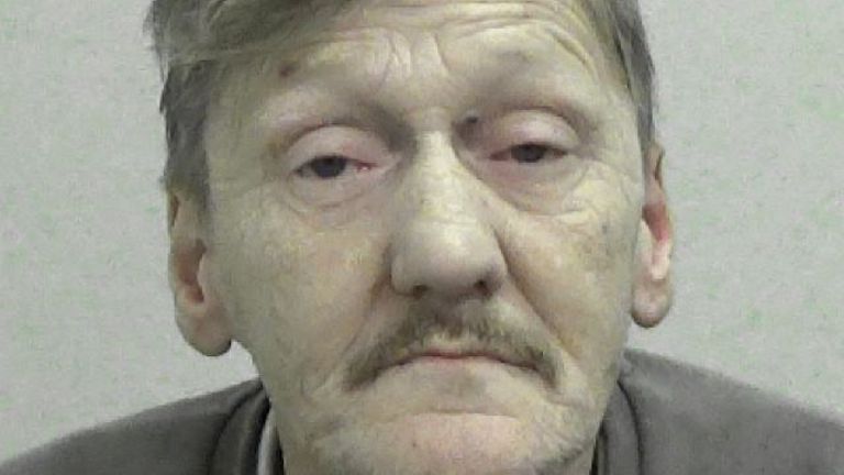 Undated handout photo issued by Northumbria Police of Paul Howell, 56, has been jailed after he was thwarted by a Home Alone-style trap, police have said. CCTV has been released which shows Paul Howell attempting to break in to a property in Blyth, Northumberland, but he is stopped when he trips a hidden string, which tips a bucket of water over his feet. Issue date: Wednesday February 19, 2025.

MIME type:
image/jpeg
Width:
641
Height:
854
Copyright holder:
Northumbria Police /PA Wire
Copyright