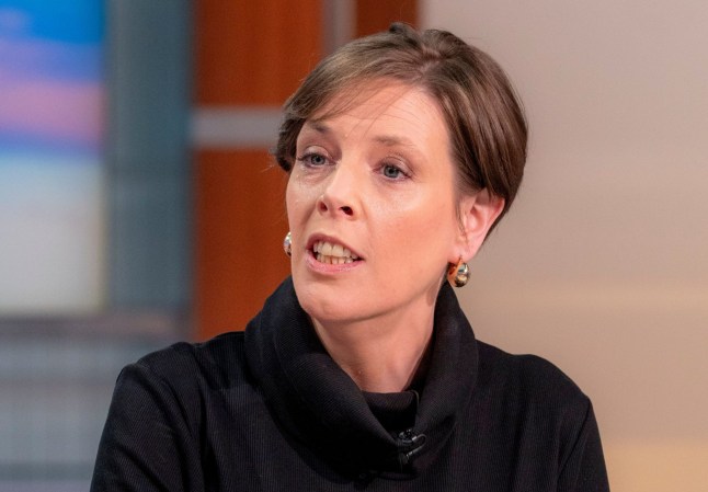 Editorial use only Mandatory Credit: Photo by Ken McKay/ITV/Shutterstock (15161801t) Jess Phillips ’Good Morning Britain’ TV show, London, UK - 21 Feb 2025 dqxikeidqkikdinv