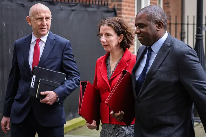 John Healey, Anneliese Dodds and David Lammy. dqxikeidqkikdinv