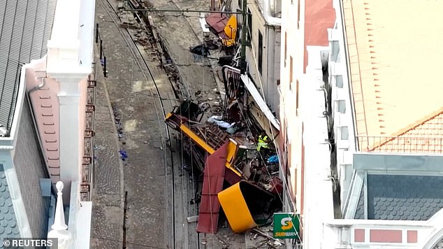 A drone view shows the site of the accident on September 4, 2025 dqxikeidqkikdinv