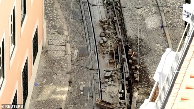 Other funicular lines were suspended after Wednesday’s crash (September 4 scene pictured)