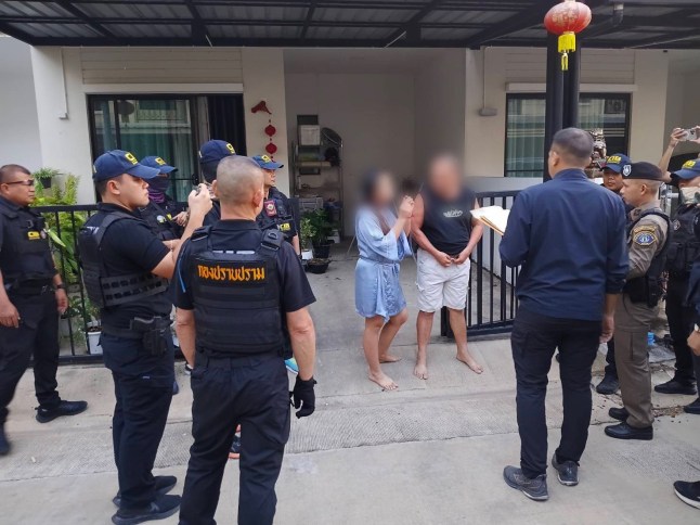 An Australian fugitive reportedly wanted over child sex abuse and drugs has been arrested - after sailing a yacht for five months to reach Thailand. Convicted paedophile Richard Carl Skrinjar, 57, from Penrith, New South Wales, was required to report his whereabouts to Australian authorities as a registered sex offender. He was also banned from leaving the country. But the Aussie was said to have breached strict reporting conditions by illegally sailing alone for five months to meet his Thai girlfriend in southern Thailand. He is believed to have skippered a small yacht to navigate the perilous waters of Indochina before reaching the Gulf of Thailand. Once on dry land, he is said to have took a bus to his partnerâs home in the northeast. Police raided his home in Khon Kaen province in the in the early hours of April 28, following a tip-off from Queensland police about his location. PACKAGE: Video, pictures, text dqxikeidqkikdinv